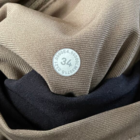 Lululemon ABC Slim-Fit 5 Pocket Mens Pants W34xL31.5 Warpstreme Artifact Brown - Picture 7 of 11